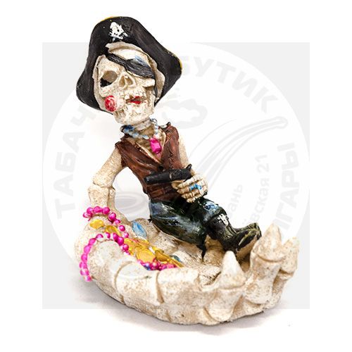 Сигаретная Пепельница Скелет - пират