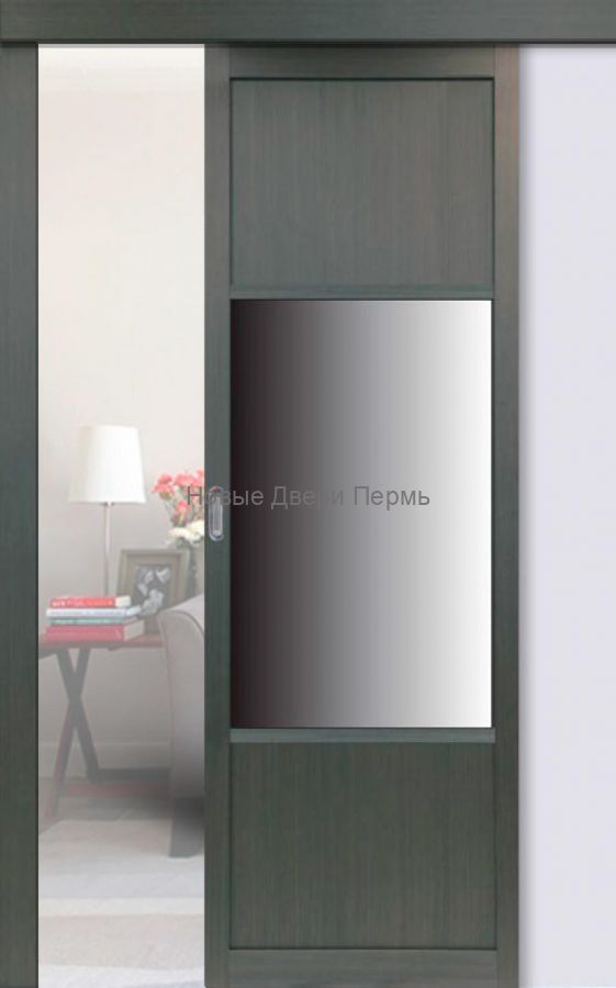 Межкомнатная перегородка раздвижная Венге