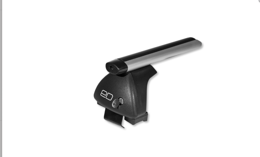 Багажник на крышу "Евродеталь" для  Chevrolet Niva / Niva Travel (2002- н.в.) аэро За дверной проем EAD10-020