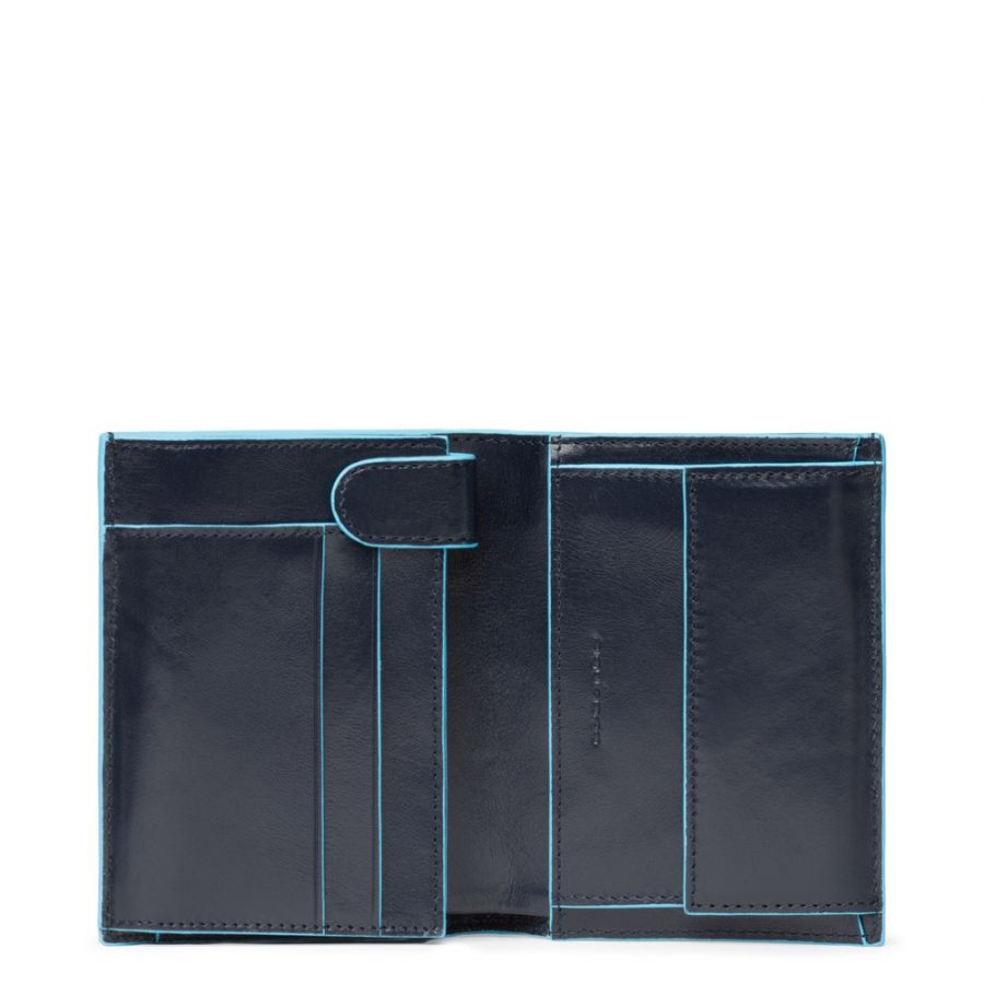Портмоне Piquadro PU1740B2/BLU2 вертикальное синее