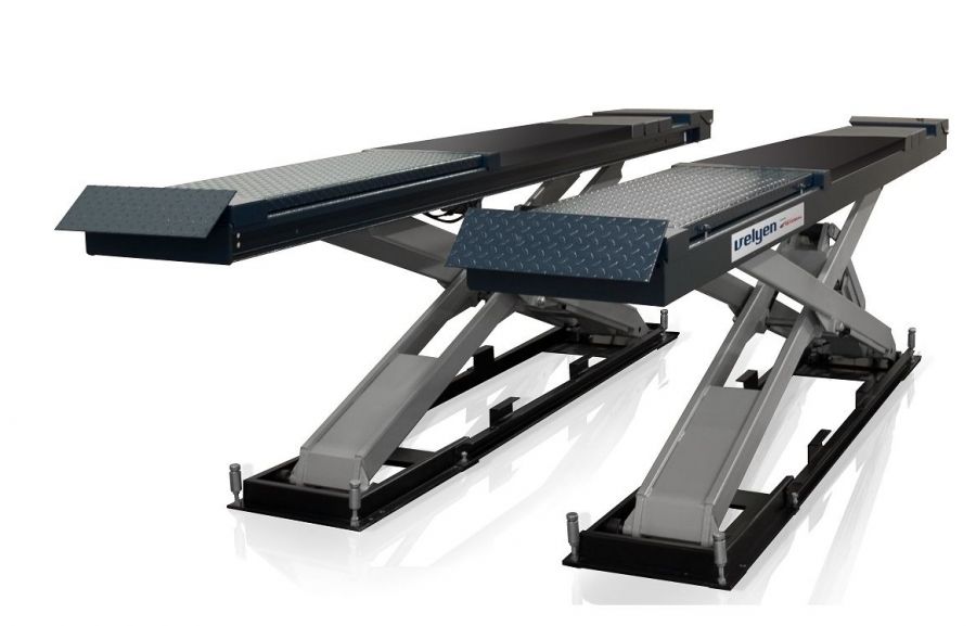 Подъемник ножничный Velyen 4EE2600 г/п 5500 кг., платформы для сход-развала