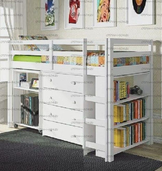 Кровать-чердак Фокси №БИ9