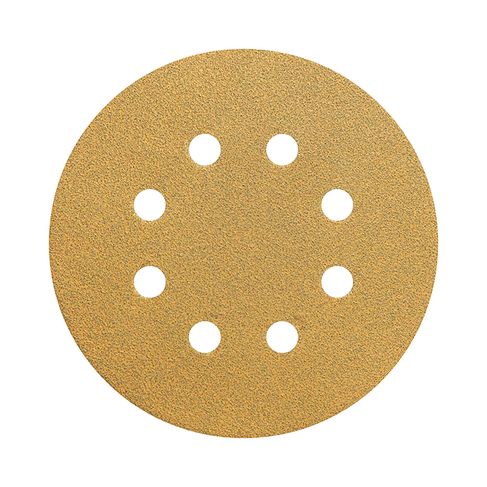 Sia Abrasives siaone 1944 Шлифовальный круг на липучке 125мм., 8 отверстий, P100, в упаковке 50шт.