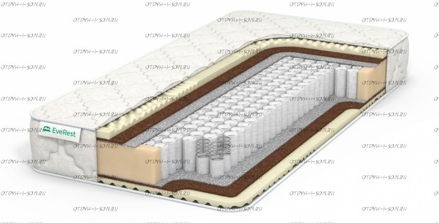 Матрас Everest Латекс массаж хард TFK
