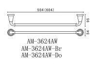 Полотенцедержатель Art&Max Bianchi (Бьянки) AM-3624AW-Do схема 2