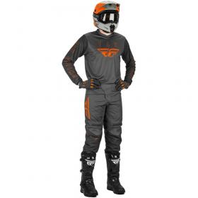Fly Racing 2021 F-16 Grey/Orange  комплект джерси и штаны