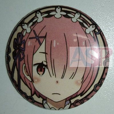 Значок (Средний 37 мм) Re Zero kara Hajimeru Isekai Seikatsu