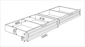 Ostin М24 Ящики для кровати