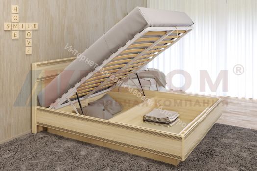 Карина Кровать КР-1004 (1,8х2,0) с П/Мех. и жестким изголовьем