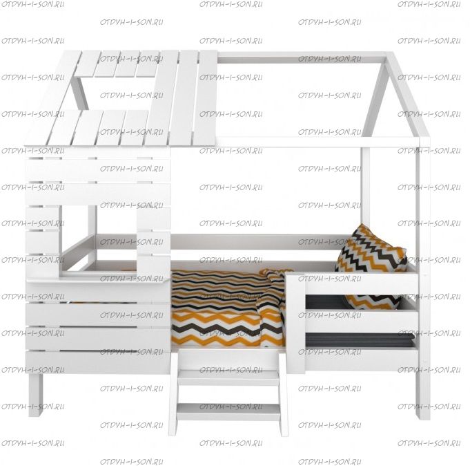 Кровать Домик Simple №18, массив