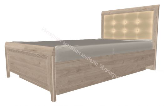 Карина Кровать КР-1034 (1,8х2,0) с П/Мех. и мягким изголовьем