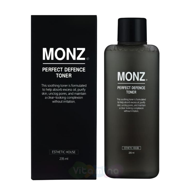 Esthetic House Тонер для лица для мужской кожи Monz Perfect Defence Toner, 235 мл