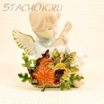 Брошь "Осенние листья" (KC США)