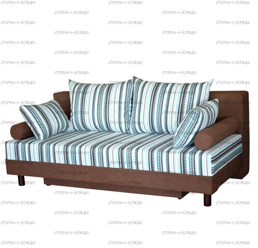 Диван Loft Bed Алькантара еврокнижка (200x102x85)