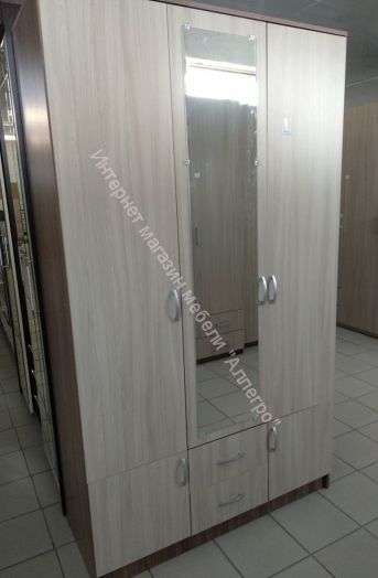 Шкаф Ронда ШК-3 с зеркалом