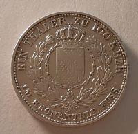 1 талер 1829 года Баден AUNC-XF Германия