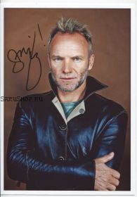 Автограф: Стинг / Sting
