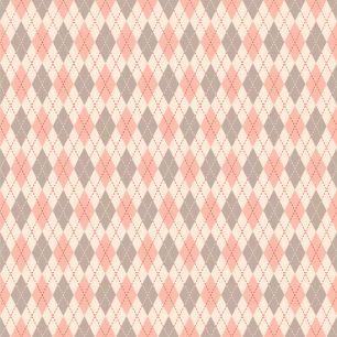 Хлопок Перкаль Розовые ромбики 50х37 limit