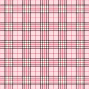 Хлопок Перкаль Розовая шотландка(клетка) 25х75 limit