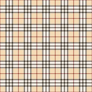 Хлопок Перкаль Бежевая шотландка 25х75 limit