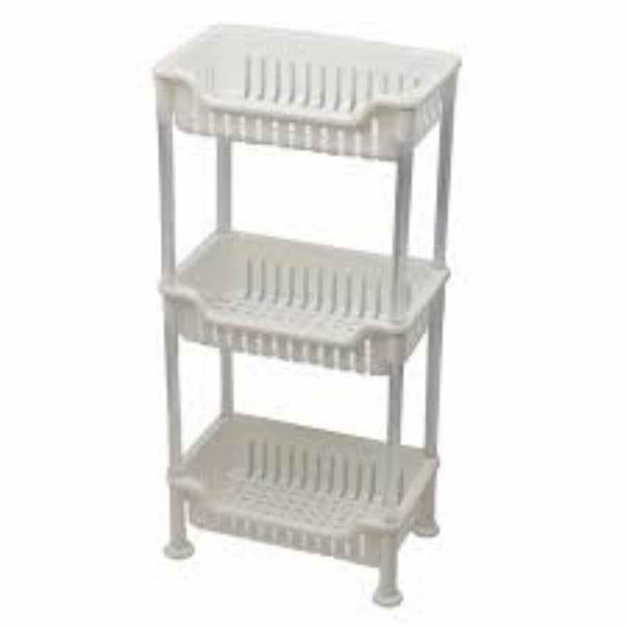 Пластиковая 3-х ярусная полка для кухни Plastic rack 3 Layer