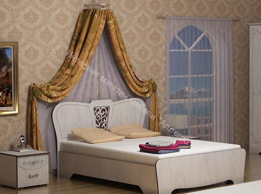 Кровать "Ольга 12" (1,2х2,0   1,4х2,0  1,6х2,0) Ясень анкор