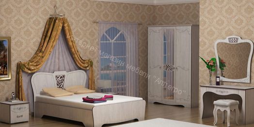 Кровать "Ольга 12" (1,2х2,0   1,4х2,0  1,6х2,0) Ясень анкор