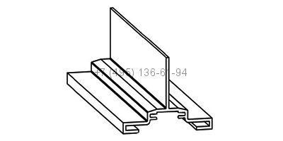 NP 1 Направляющая для потолка (6,0)