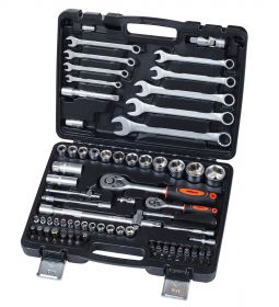AV-011082 Набор инструментов 82 предметов, 1/4", 1/2" AV Steel