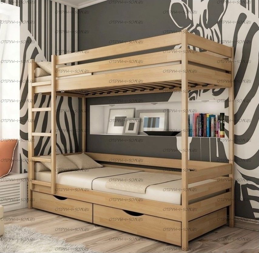 Кровать двухъярусная Классика Модуль №3, любые размеры