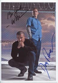 Автографы: Вентворт Миллер, Доминик Пёрселл. Побег / Prison Break