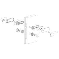 Ручка Olivari Living M222P схема 2