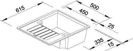 Мойка Blanco Zia 40S 517411 схема 5