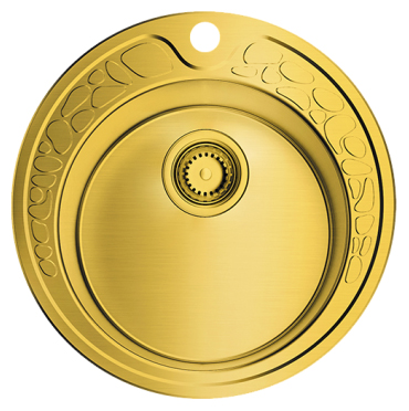 Кухонная мойка Omoikiri Tovada 49-1-AB латунь 49х18 см