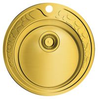 Кухонная мойка Omoikiri Tovada 49-1-AB латунь 49х18 см схема 1