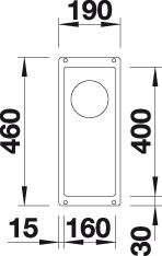 Мойка Blanco Subline 160-U 523400 схема 2