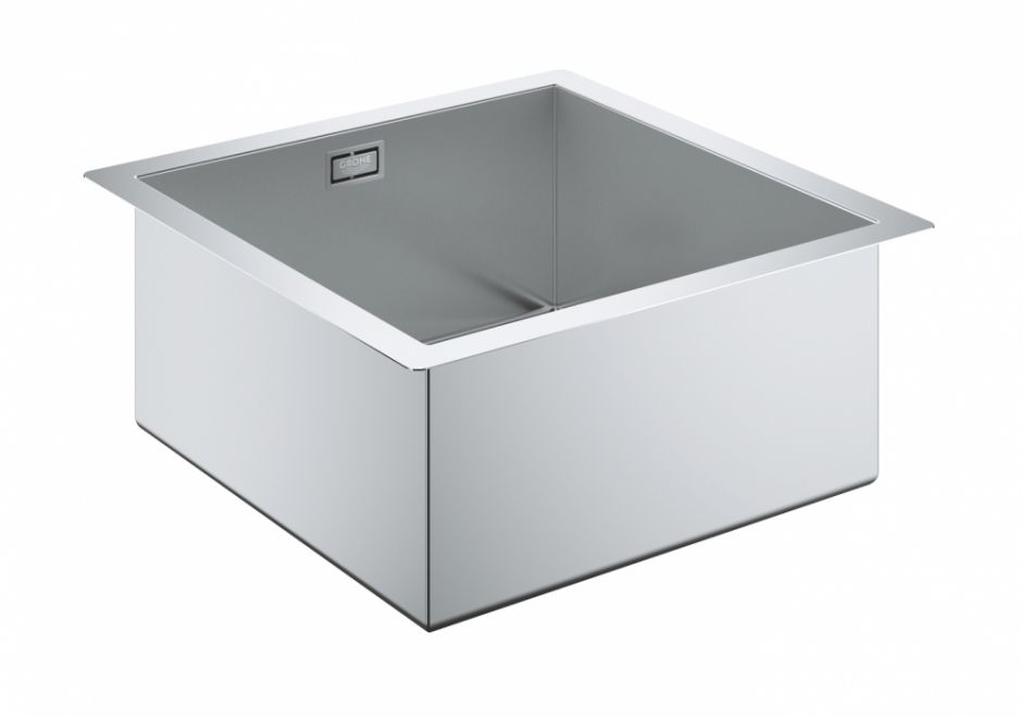 Изображение Мойка Grohe K700 из нержавеющей стали под столешницу 46,4х46,4 см