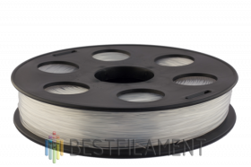 Прозрачный ABS пластик BestFilament - 1.75 мм, вес 0,5 кг.