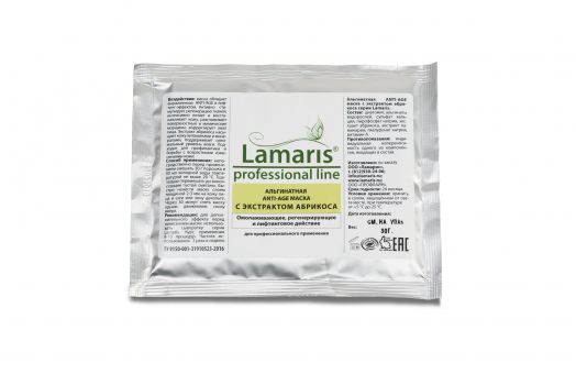 Альгинатная маска ANTI AGE с экстрактом абрикоса - 30,180,400 г