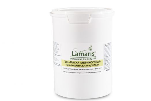 Гель маска охлаждающая Lamaris для тела Абрикосовая 1 литр