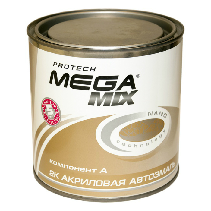 MegaMix Автоэмаль АК-1311 акриловая, Баклажан 107, 800гр.