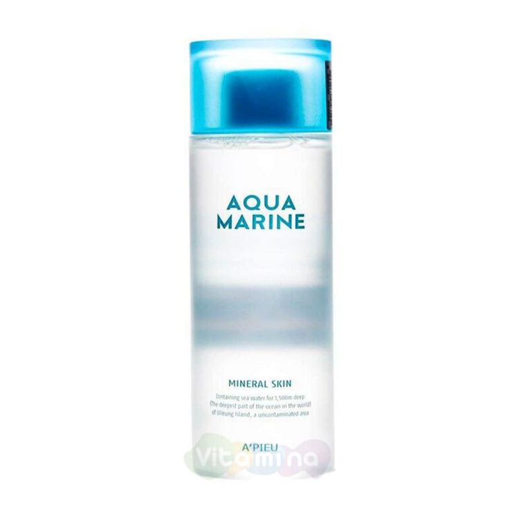 A'Pieu Увлажняющий минеральный тонер Aqua Marine Mineral Skin, 180 мл