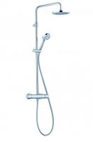 Душевая стойка с термостатом Kludi Logo Dual Shower System 6809205-00 схема 1