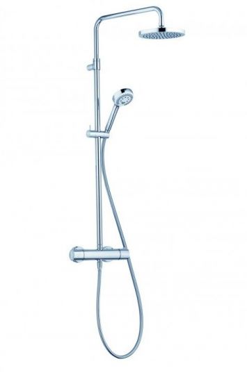 Фото Душевая стойка с термостатом Kludi Logo Dual Shower System 6809205-00