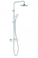 Душевая система Kludi Logo Dual Shower System 6809505-00 с термостатом схема 1