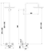 Душевая система Lemark Standard LM2160C схема 2