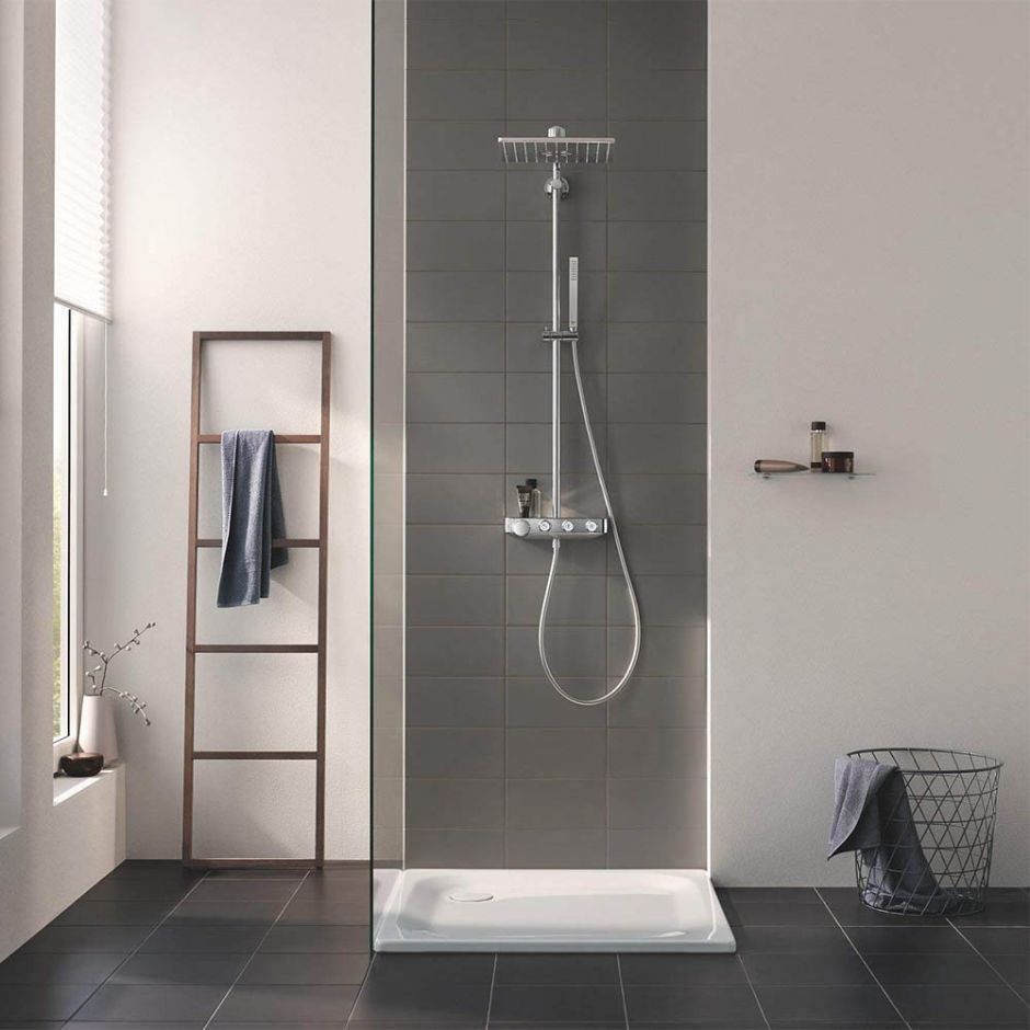 Душевая система с термостатом Grohe Euphoria SmartControl 310 DUO Cube 26508000 ФОТО