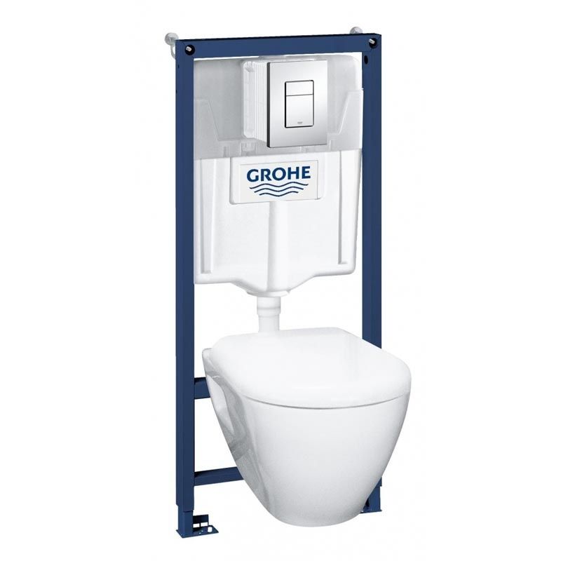 Инсталляция Grohe с унитазом Solido Perfect Serel 39186000