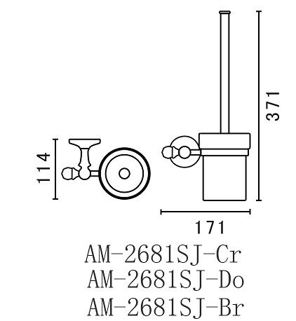 Ершик Art&Max Antic Crystal AM-2681SJ-Br ФОТО