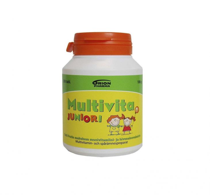 MULTIVITA Junior TuttiFrutti 200 жевательных таблеток